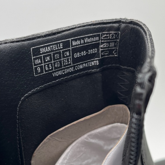 NEW* VIONIC Shantelle Waterproof Leather Ankle Boot Bootie Oil Black 9 Western - Picture 7 of 11